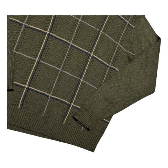 OSCAR DE LA RENTA Knit Luxury Designer Business Casual Sweater Mens Large - Picture 3 of 7